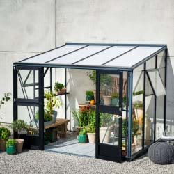 Lean-to greenhouse