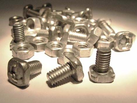 Square head nuts & bolts (pack of 20)